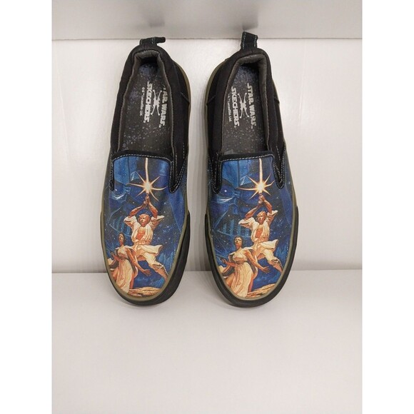 Skechers Star Wars A New Hope Men's Slip-On Shoes Size 7.5 SN52404 - Picture 1 of 9